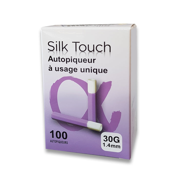 Autopiqueurs Silk Touch usage unique - lancettes stériles pour prélèvement capillaire sport et test de lactate