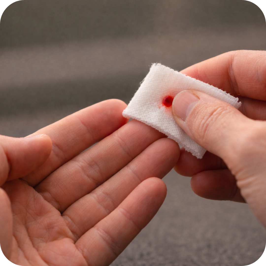 3 – Essuyez la première goutte