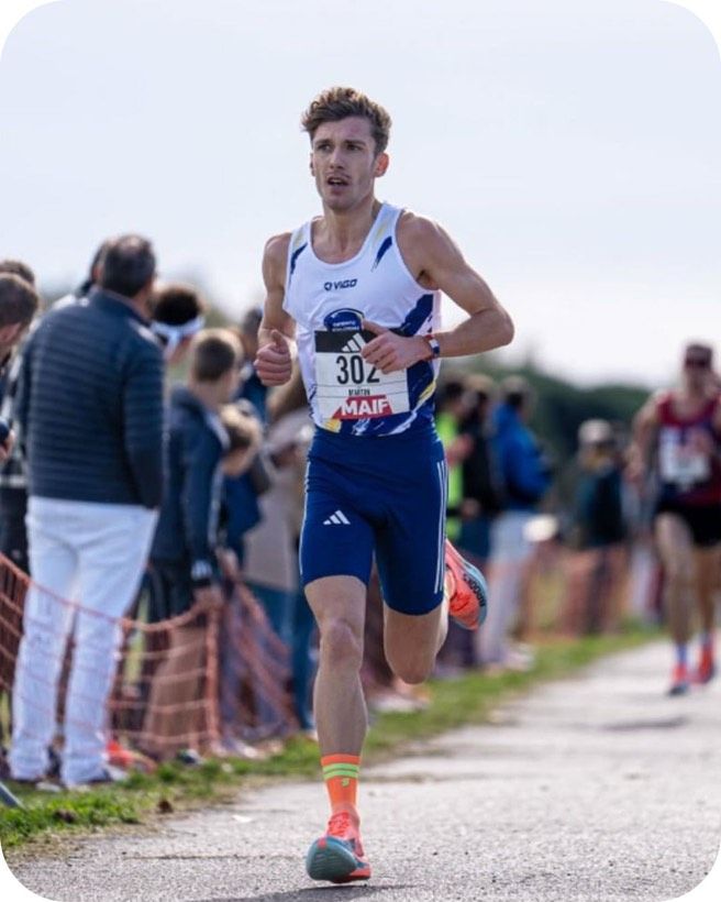 Martin Desmidt en course