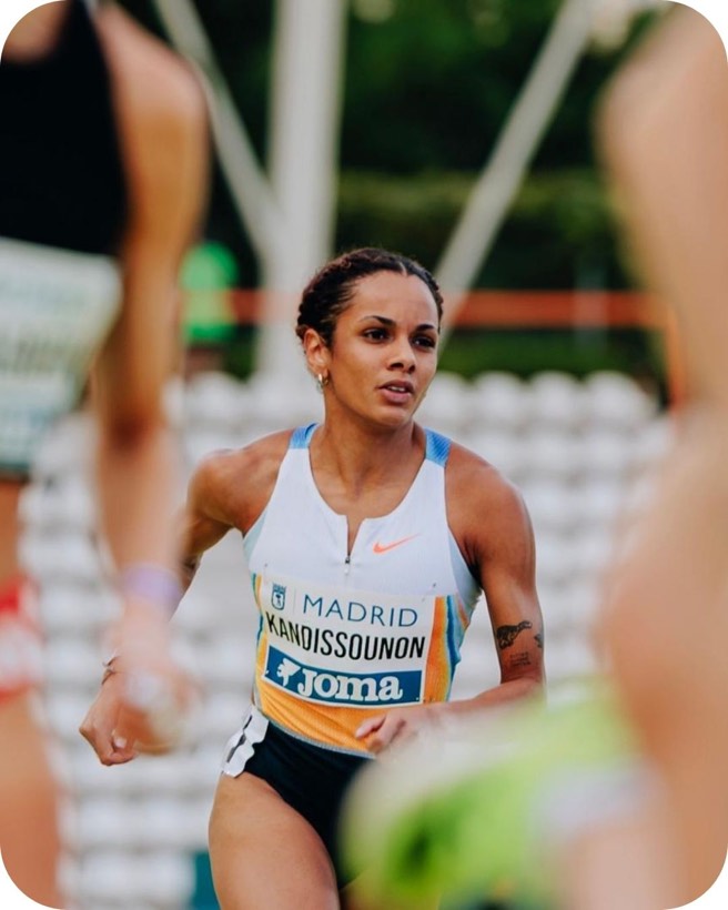 Léna Kandissounon en course